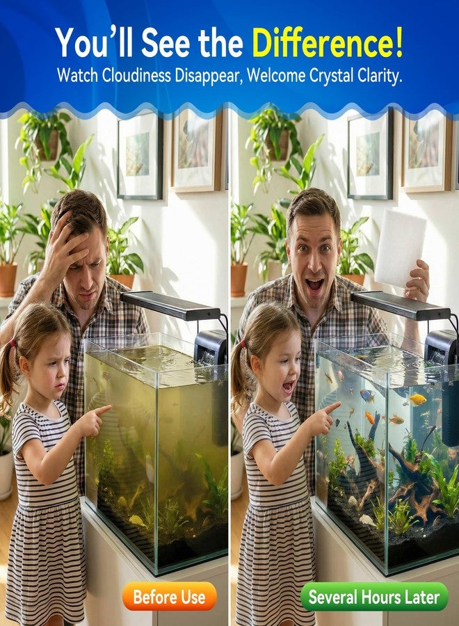 Borlech Aquarium Filter Floss Pad - Mechanical & Polishing Polyester Media for Fish Tank Filters, Ultra-Clear Water in No Time, 3/4" Thick (39.4” x 11.8”) 1 Pack - Image 3